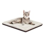 K&H Pet Products Tapis Auto-Chauffant Thermique pour Chien et Chat Motif Flocons d'avoine/Chocolat 53,3 x 43,2 cm