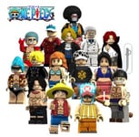 One Piece 15pcs Mini Figurines Action Luffy Bloc De Construction Jouet Jouet Pour Enfants