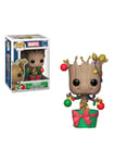 Funko POP! Bobble: Marvel: Holiday Groot With Lights and Ornaments - Marvel Comi