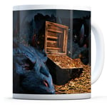 Treasure Blue Dragon - Drinks Mug Cup Kitchen Birthday Office Fun Gift #14037