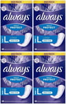 Always Dailies Pantyliners Long / Large, Extra Protect 184 Pantyliners