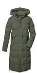 G.I.G.A. DX by killtec Femme Manteau matelassé/manteau fonctionnel avec capuche GW 2 WMN QLTD CT, oliv, 44, 41338-000