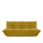 Ligne Roset - Togo Large Settee Without Arms, Fabric Cat. A Alcantara Curry - designer_michel_ducaroy - Gul