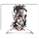 Coque Intégrale Pour MacBook Pro Touch Bar 13.3 Manga Demon Slayer Blanc