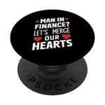 Homme dans Finance Finance Rencontre un expert financier PopSockets PopGrip Interchangeable