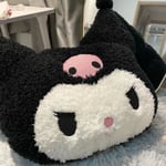 40*45cm Kawaii Sanrio Plyschkudde Kuromi My Melody Kirby Cartoon Anime Dockor Leksaker Mjuk Fylld Plysch Födelsedagspresent till Barn [DB Black-kuromi-2