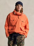 Polo Ralph Lauren Caldwell Half Zip Hooded Jacket, Kona Orange