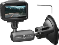 Support Ventouse Camera, Support de Pare-Brise de Voiture, Compatible avec Les séries GoPro Hero 11, Hero 10/9/8/7, DJI Pocket/Action, Insta360 One R/One, série Sargo