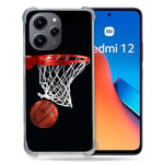 Cokitec Coque Renforcée pour Xiaomi Redmi 12 5G Sport Basket Panier