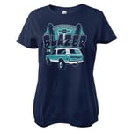 Hybris Chevrolet Blazer - Chillin Out Girly Tee (Navy,XL)