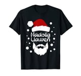 Nadolig Llawen Wales Welsh Cymru Happy Christmas Santa Claus T-Shirt