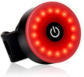 Lampe Vélo LED Clignotante Feu Arrière Lumière Rouge Puissant 5 Modes d’éclairage - Daffodil LEC500 - Batterie Rechargeable USB-C Étanche pour Cyclisme VTT Trottinette Enfant etc