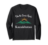 Take The Scenic Route Kazakhstan Vacation Kazakhstan Long Sleeve T-Shirt