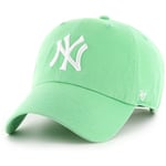 Casquette '47 Brand  47 CAP MLB NEW YORK YANKEES CLEANUP NLOOP LABEL GREEN APPLE