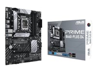 ASUS PRIME B660-PLUS D4 - Moderkort - ATX - LGA1700-uttag - B660 Chipuppsättning - USB-C Gen 2x2, USB 3.2 Gen 2, USB 3.2 Gen 1 - 2.5 Gigabit LAN - in