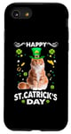 Coque pour iPhone SE (2020) / 7 / 8 Maine Coon Cat Happy St Catricks Day St Patricks Day Cats