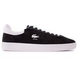 Lacoste Mens Baseshot Trainers - Black Suede - Size UK 12