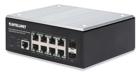 INTELLINET 8-Port Gigabit Poe+ Web-Managed Industrie-Switch Avec 2 Sfp-Ports