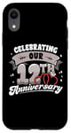 iPhone XR 12th Wedding Anniversary Celebrating 12 Years Matching Gift Case