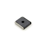 Aimant Du Canal de Ferrite Pour Le Bricolage, L'Artisanat et Les Passe-Temps - 26 x 23 x 6,3mm Trou x 3mm - 6,1kg - Pack de 10