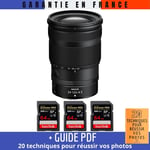 Nikon Z 24-120mm F4 S + 3 SanDisk 64GB Extreme PRO UHS-II SDXC 300 MB/s + Guide PDF '20 TECHNIQUES POUR RÉUSSIR VOS PHOTOS