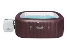 BESTWAY Spa gonflable carré Maldives Hydrojet Pro™ 4 - 6 personnes, Brune