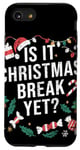 iPhone SE (2020) / 7 / 8 Is It Christmas Break Yet Funny Holiday Xmas Teacher Joke Case