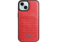 Audi Audi Synthetic Leather Magsafe Iphone 15 Plus / 14 Plus 6.7" Czerwony/Red Hardcase Au-Tpupcmip15m-Gt/D3-Rd