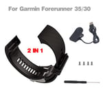 Pour Garmin Forerunner 35/30 Montre moniteur de fréquence cardiaque poignet bande + Chargeur