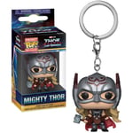 Funko POP! Keychain Marvel Mighty Thor Love & Thunder Vinyl Keyring New