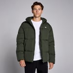 MP Men's Short Puffer Jacket - Forest Green - XS