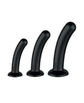 Nexus Dilator Set Silicone Anal Dildos (S,M,L) Black