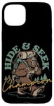 Coque pour iPhone 15 Plus Bigfoot Hide and Seek Champion Sasquatch Yeti Funny Bigfoot