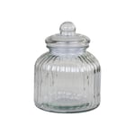 Stor Glasburk med lock - flera storlekar Chic Antique Transparent H23/Ø17,5 290 cl