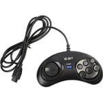 Manette filaire Megadrive Noire Under Control