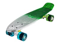 Ridge Skateboards 22" Mini Cruiser Board Neochrome, Complet, fabriqué au Royaume-Uni, 55cm