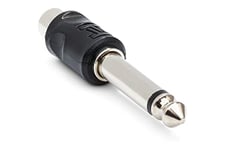 Hosa Technology GPR-101 Pack de 2 adaptateurs RCA (F) / Jack 6.35mm (M)