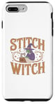 Coque pour iPhone 7 Plus/8 Plus Stitch Witch – Citation humoristique d'égout