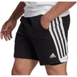 adidas Future Icons 3 Stripes Mens Training Shorts Black Gym Excerise Workout