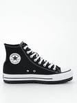 Converse Mens City Trek Hi Top Trainers - White/Black, White/Black, Size 9, Men