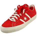 Converse One Star Academy Pro Ox Unisex Casual Trainers in Red - 7 UK