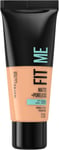 Maybelline Fit Me Foundation, Matte & Poreless, Full Coverage Blendable Normal