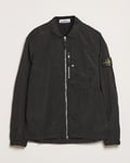 Stone Island Nylon Metal Zip Overshirt Black