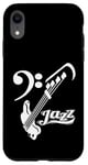 Coque pour iPhone XR Guitare basse Jazz Musicien