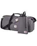 Carhartt Trade Series 2-in-1 Packable Duffel with Utility Pouch, Grey, Medium (21.5-Inch)