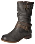 Mustang Femme 1139-624 Botte mi-Mollet, Gris (Graphit), 37 EU