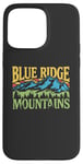 Coque pour iPhone 15 Pro Max Blue Ridge Mountains Retro Vintage Distressed Outdoors Art