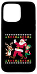 Coque pour iPhone 15 Pro Max Pull de Noel Idée de Christmas Pere Noel Pain D'epice Noel