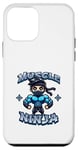 Coque pour iPhone 12 mini Ninja Musculaire Fort Et Mignon