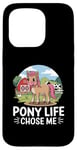 Coque pour iPhone 15 Pro Pony Life Chose Me Animaux de la ferme Poney mignon